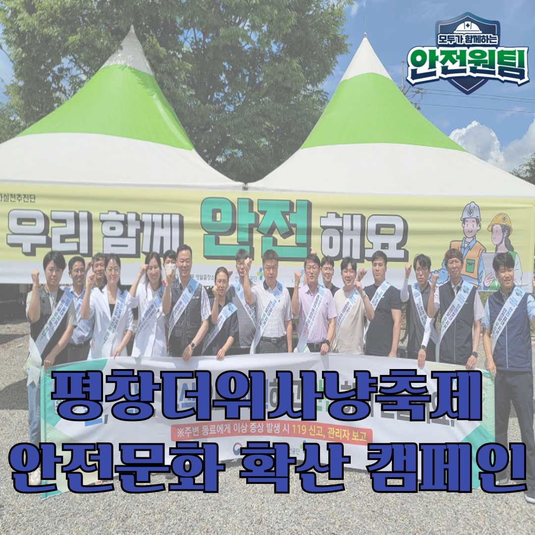 [영월]평창더위사냥축제 '안전문화 확산' 홍보