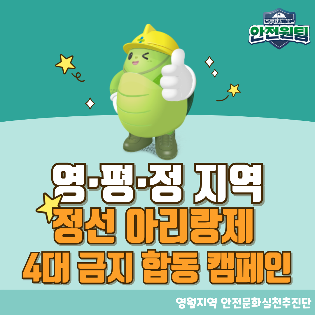 [영월] 정선아리랑제 '4대 금지 합동 캠페인' 실시