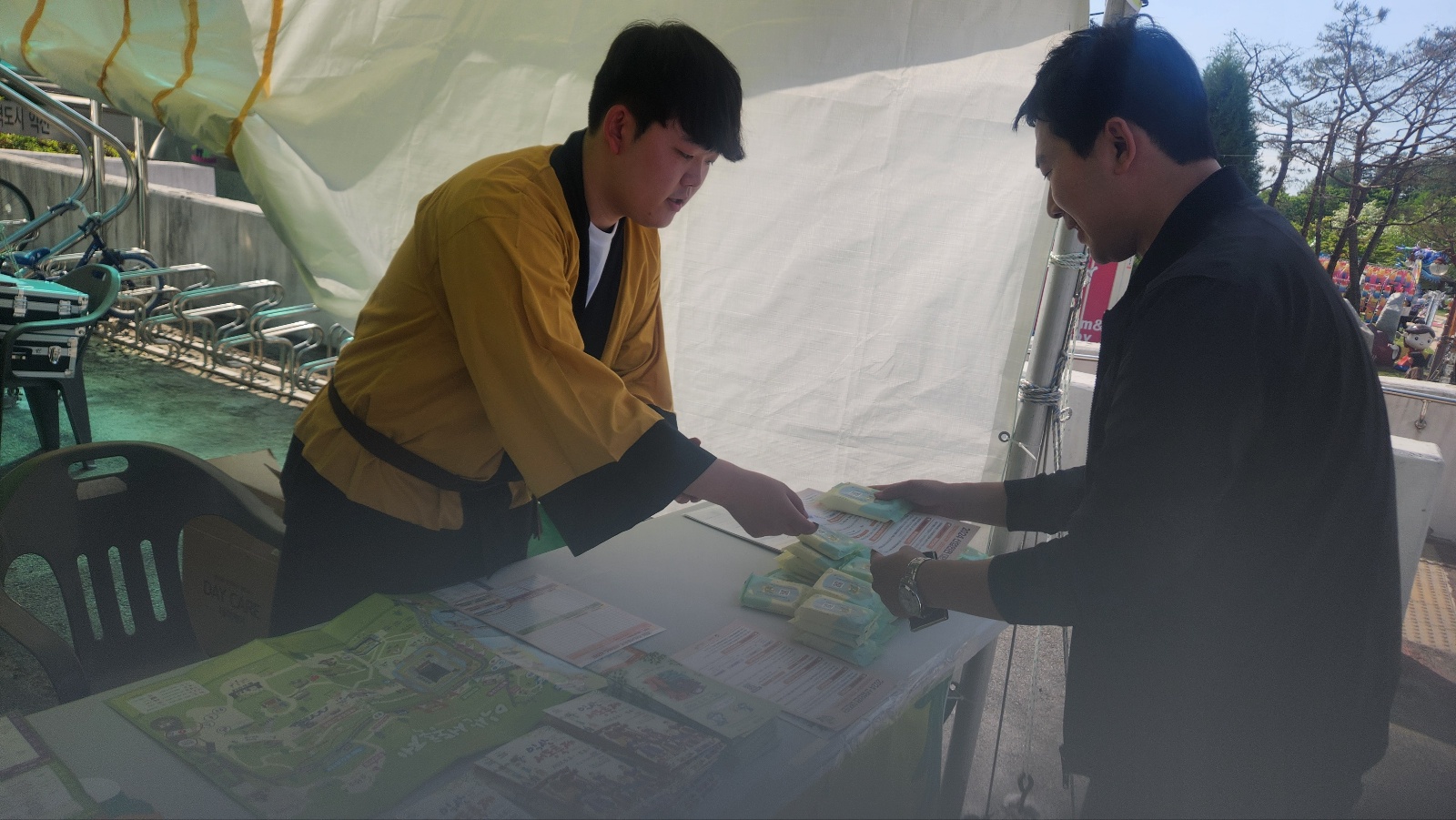 [익산] 서동축제에 참여한 노동자와 일반시민 대상으로 안전문화 확산 홍보(0503)