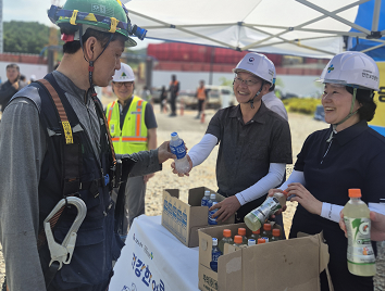 [여수] 건설현장 폭염안전 5대 기본수칙 준수 안전문화 확산 캠페인 추진(2025. 7. 23.)