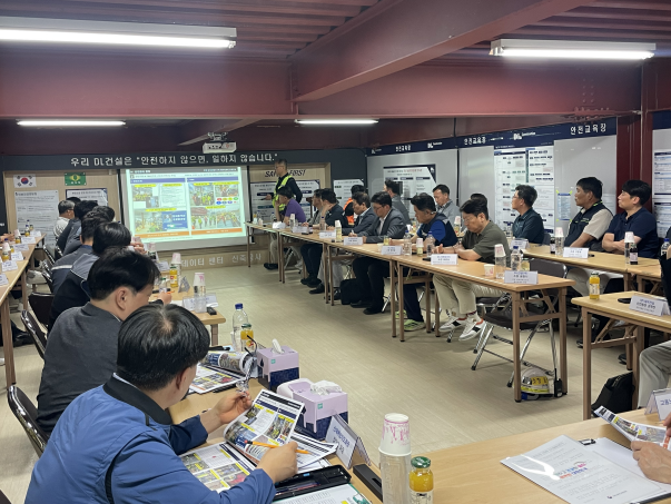 [부천] 건설 현장 안전관리 우수사례 공유 및 온열질환 재해예방 캠페인 전개