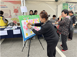 2025 친환경 특장차 박람회. 그림그리기 대회 행사 안전홍보부스 운영